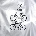 thumbnail image 3 of Funda para bicicleta para 2 bicicletas, funda impermeable para bicicleta, protección UV resistente a la lluvia y al polvo, 3 of 5