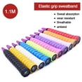 thumbnail image 6 of Tennis Racquet Anti-Slip Sweat Tape Anti Slip Thickened Gradient Colorful Fishing Rod Belt Racket Grip Tape Fishing Rod Sweatband Badminton Racket Grip Tape Tennis Overgrip PURPLE, 6 of 8