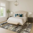 thumbnail image 6 of Addison Rugs Chantille Indoor/Outdoor Contemporary Abstract Black Machine Washable Rectangle Rug, 10' x 14', 6 of 8