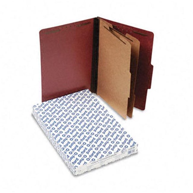 Esselte Pendaflex Dossiers de Classification en Carton Pressé Légal 6 Sections Rouge 10/boîte