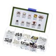 thumbnail image 6 of 250Pcs Tactiled Push Button Switches Assortment 10 Types Plastic Case For Car Remote Key Repair Microswitches, 6 of 8