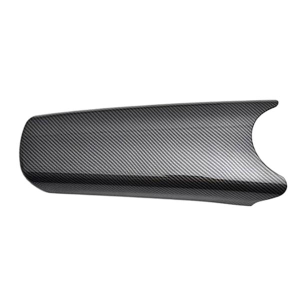 Funda decorativa para reposabrazos de coche, accesorio interior para Byd Dolphin Patrón de fibra de carbono