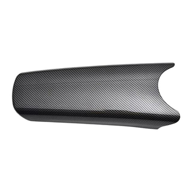 Central Control Armrest Box Cover Shell Elegant Wear Resistan Spare Parts Carbon Fiber Pattern