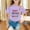 Purple, variant on FAOWME Kid Girls Top 100 Days Of School Shirt For Toddler School T Shirt Kids Happy 100Th Day Tshirt Boys Girls Tees Tops Spring And Summer Clothes,Beige,3-4 Years