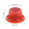 thumbnail image 2 of Nomeni Faucet Leak Sealing Gasket Heavy Hose Leak Sealing Gasket Sealing Ring Rubber Gasket Rubber Tube Sealing Ring Faucet Triangle Leak Proof Silicone Plug 50Pcs, 2 of 3