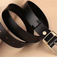 thumbnail image 3 of JYYYBF Men Classic Vintage Leather Dress Belts,Mens Everyday Casual Belt with Pin Buckle, 3 of 5