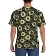 thumbnail image 2 of Naloa Sunflowers Men's T-Shirt Sport T-shirt Men's Basic Tee Casual Men's Shirt, Round Neck, Short Sleeves - 3X-Large, 2 of 5