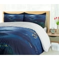 thumbnail image 5 of Ambesonne World Duvet Cover Set, Central America Countries, 2-Calking, Blue Forest Green, 5 of 6