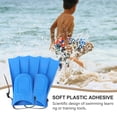 thumbnail image 3 of Kids Adjustable Flippers Fins Training Fins Swimming Diving Learning Tools (Blue), 3 of 9