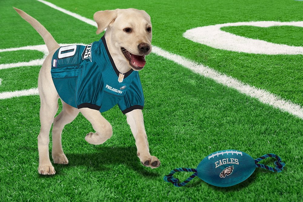Pets First Nfl Philadelphia Eagles Nylon Football-Licensed