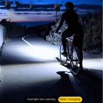 thumbnail image 3 of Luz para Bicicleta con Bocina de Alto Decibel, Alto Brillo, Recargable, para Exteriores, Doble Bocina de Luz, Color Negro, 3 of 10