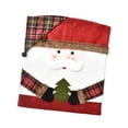 thumbnail image 2 of Christmas Chair Back Cover Xmas Indoor Decoration Easily Install Chair Protector Santa, 2 of 9