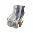 thumbnail image 3 of Hydrangea Soft Flannel Fleece Throw Blanket, Watercolor Vintage Print of Flowers in Letter with Hello Spring Typography, Cozy Plush for Indoor and Outdoor Use, 50" x 70", Multicolor, by Ambesonne, 3 of 5