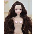 thumbnail image 4 of 2x Pedazos Cabezas Esculpir con Cabello Postizo Accesorios Miniatura para Acción Femenina 1:6, 4 of 9