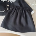thumbnail image 6 of Tisuna Fall Outfit Set For Kids Girls Elegant Long Sleeve Crew Neck Pearl Detail Tops And Skirt Outfits Children'S 2 Pieces Casual Wear Clothes Set Size 3-4 Years, 6 of 9