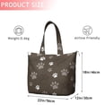 thumbnail image 4 of Brown Dog Paw Footprint Travel Tote Bags for Women Carry On,Large Weekender Bags for Women Travel,Multi Functional Duffle Bag for Work,Shopping,Sports, 4 of 5