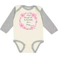 thumbnail image 3 of Inktastic And Though She Be but Little She is Fierce Girls Long Sleeve Baby Bodysuit, 3 of 5
