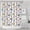 Pioneer Flower Floral, variant on Pioneer Flower Floral Print Pattern Shower Curtain 84"x72", Bathroom Decorative Shower Curtain Set with 12 Hooks, Waterproof Washable