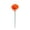 Orange, variant on Ceramic Pollinator Watering Station, Handmade Garden Stake For Bees And Butterflies, Outdoor Butterfly Water Feeder, Patio Yard Art, Hand Painted Flower Decoration, Daily Accent