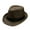 Coffee, variant on FADAACAI Fedoras For Men Men And Women Jazz Hat Soild British Sun Hat Travel Sun Hat Mens Dress Hats Bowler Hats Beige One Size Clearance！