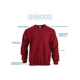 thumbnail image 3 of Gildan Adult Heavy Blend Fleece Crewneck Sweatshirt, up to Size 3XL, 3 of 7