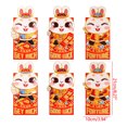 thumbnail image 3 of Yhmxh Décorations du Nouvel An Chinois 2025 Sac Rouge Mode Nouvel An Mariage Sac Rouge Pliable,6 Red Envelopes, 3 of 4