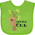 thumbnail image 3 of Inktastic Koala Bear Little Cub Boys or Girls Baby Bib, 3 of 4
