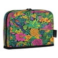 thumbnail image 2 of Wobogo Tropical Pineapple Large Capacity Durable Zippered Pencil Case Portable Stationery Storage Organizer Bag for Study Office Travel, 2 of 7