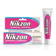 Nikzon Hemorrhoid Treatment Cream, Vasoconstrictor & Anesthetic, Fast Soothing Relief from Pain, Itching, Burning & Inflammation, 0.9 oz