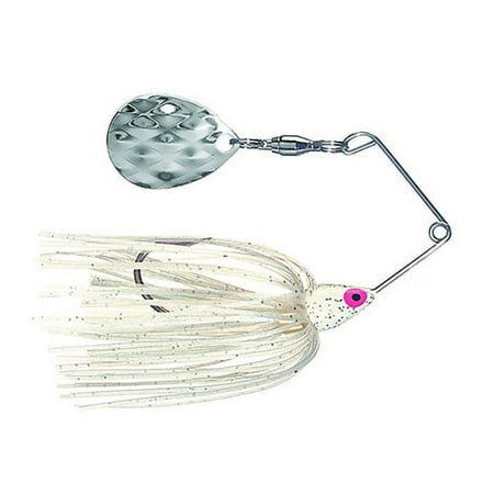 UPC: 0051034109580 | Strike King Mini-King Spinnerbait Lure 1/8oz White