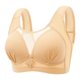 thumbnail image 1 of Gibobby Sujetador de talla para mujer Sujetador de busto completo Sujetador de encaje sexy Sujetador push up Sujetador de copa delgada(Amarillo,XXL), 1 of 2