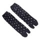 thumbnail image 4 of Calcetines Tabi jinwen para mujer de algodón transpirables con puntera dividida negro, 4 of 8