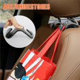 thumbnail image 3 of 1pc Car Seat Bling Rhinestones Hanger,auto Coat Back Universal Headrest Mount, 3 of 5