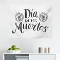 thumbnail image 1 of Dia de Los Muertos Tapestry, Skull Like Multicolor Painted Face Flowers on Hari Illustration, Fabric Wall Hanging Decor for Bedroom Living Room Dorm, 2 Sizes, Dark Slate Blue, by Ambesonne, 1 of 1