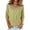 Green, variant on Stichou Womens Linen Shirts 2026 3/4 Sleeve Casual Tshirts Vacation Tunic Tops Summer Spring Trendy Floral Tee Hot Pink XL