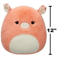 thumbnail image 2 of Squishmallows FuzzAMallow Official 12 inch Petra the Peach Pig - Child's Ultra Soft Plush Toy, 2 of 7