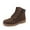 Brown, variant on Miluxas Women's Winter Snow Boots Ankle Booties, Ladies Comfortable Work Short Boots Outdoor