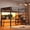 Black, variant on HICOMILA Full Metal Loft Bed with Storage Stairs, Movable USB Desk, LED Light, Pegboard, Full-Length Guardrail, Black