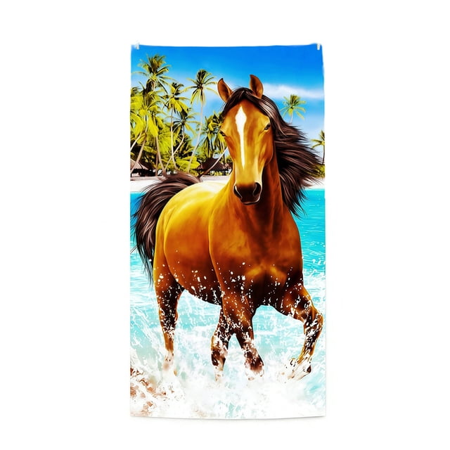 Microfiber Beach Towel, Sand Resistant Quick Dry Oversized Towel, Lightweight and Portable, Soft Breathable Double-Sided Design for Beach, Pool, Travel, and Outdoor Camping