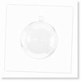 thumbnail image 1 of Acrylic Bath Bomb Mold Set - Clear Plastic Shells for Molding Balls (60mm, 12 Pack), 1 of 5