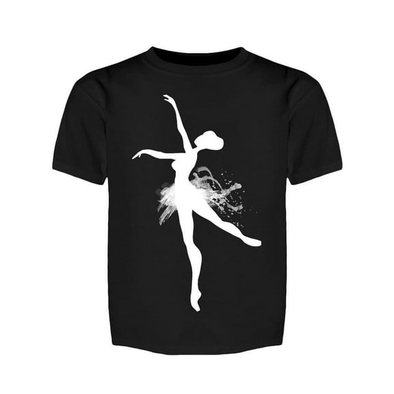 Watercolored Ballet Dancer Tee Girl's -Image by Shutterstock