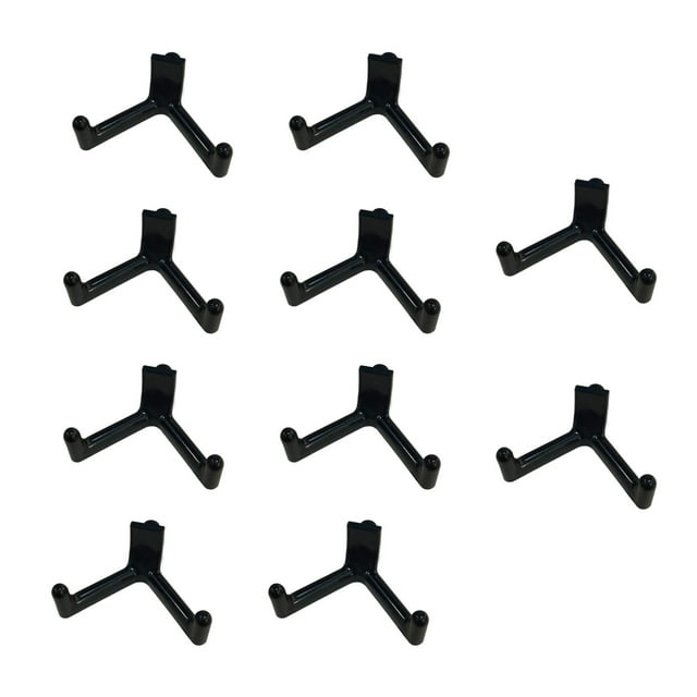 She D Storage Hook Kit Heavy Duty Utility Hangers For Tool Organization Wall Mount Side Panel Mount 10 Pack With Double Ended J Hook U Hook Threaded 10PCS