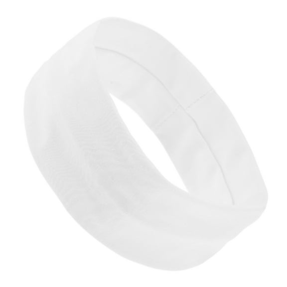 Unique Bargains Ergonomic Design Headband Elastic Headband for Sport White 1 Pc