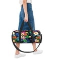 thumbnail image 6 of JUNZAN Gym Bag for Men & Women - Duffle Bag for Travel,Sports,Fitness & WorkoutColorful Flowers, 6 of 7