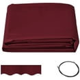 thumbnail image 1 of Outsunny 9'x8' Retractable Awning Fabric Replacement Outdoor Awning Cover, 1 of 10