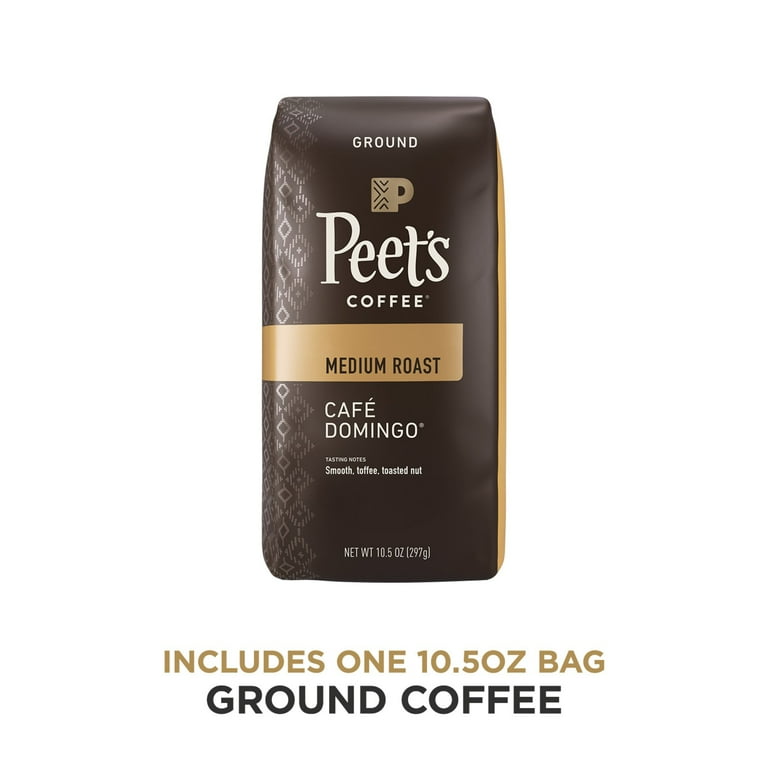 Peet's, Coffee, Cafe Domingo 10.5 oz, Medium roast Arabica blend