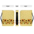 thumbnail image 4 of HELLHERO Sunflower Pattern Bible Bag, Sturdy PU Leather Bible Cover for Church Christian Prayer, Protective Bible Protector, 4 of 12