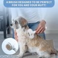 thumbnail image 3 of Steam Brush 3-in-1 Self-Cleaning Pet Brush for Pets, Green, 3 of 12