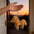 thumbnail image 6 of Pony Plush Keychain - 4.7 Inch Cute Horse Stuffed Animal Keyring Bag Charm, Spirited Backpack Clip for Girls, Couples Gifts, Christmas Party & Birthday Decoration Supplies, 6 of 8