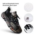 thumbnail image 4 of Hedgehog Walking Shoes for Men Woman Lightweight Tennis Fashion Elastic Sports Shoes Cushion Basketball Shoes, 4 of 7